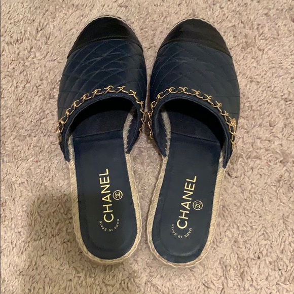 Chanel Quilted Chain Mules - Picture 4 of 5